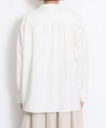 cotton poplin ブラウス