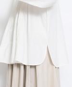 cotton poplin ブラウス
