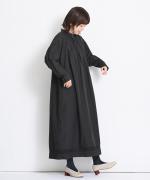 cotton poplin ワンピース