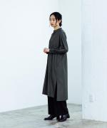 Cu/Cカルゼ シャツワンピース