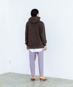 WOOLライクツイル センタープレステーパードパンツ