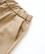 WOOLライクツイル センタープレスワイドパンツ