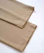 WOOLライクツイル センタープレスワイドパンツ
