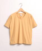 トロワ天竺VネックＴシャツ