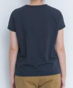 キャトルコットンロゴプリントＴシャツ