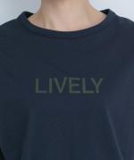 キャトルコットンロゴプリントＴシャツ