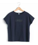 キャトルコットンロゴプリントＴシャツ
