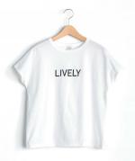 キャトルコットンロゴプリントＴシャツ