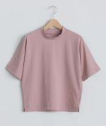 トロワ天竺ドルマンハイネックＴシャツ