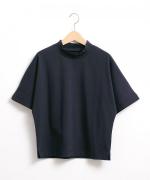 トロワ天竺ドルマンハイネックＴシャツ
