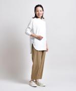 ラウンドヘムロングＴシャツ