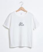 トロワ天竺ロゴTシャツ(dia Dhuit)