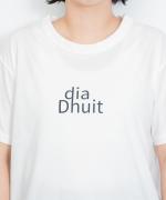 トロワ天竺ロゴTシャツ(dia Dhuit)