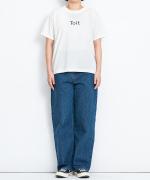 トロワ天竺　ロゴＴシャツ(Toit)