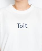 トロワ天竺　ロゴＴシャツ(Toit)