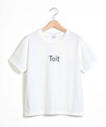 トロワ天竺　ロゴＴシャツ(Toit)