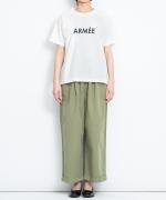 トロワ天竺　ロゴＴシャツ(ARMEE)