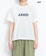 トロワ天竺　ロゴＴシャツ(ARMEE)