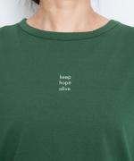 キャトルコットンロゴＴシャツ (keep hope alive)