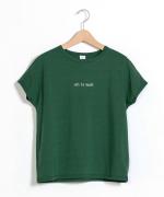 キャトルコットンロゴＴシャツ (all is well)