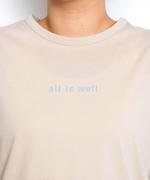 キャトルコットンロゴＴシャツ (all is well)
