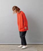 basic裏毛(裏起毛)　パフロングプルオーバー