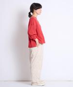 度詰め天竺　ワイドプルオーバー