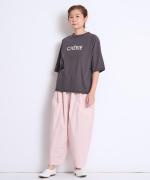 【ラストワン！】BIG-Tロゴ　6分袖ロゴT(CHERIE)
