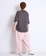 【ラストワン！】BIG-Tロゴ　6分袖ロゴT(CHERIE)