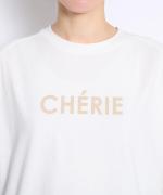 【ラストワン！】BIG-Tロゴ　6分袖ロゴT(CHERIE)