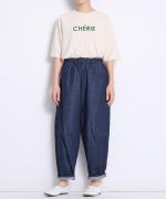 【ラストワン！】BIG-Tロゴ　6分袖ロゴT(CHERIE)