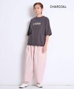 【ラストワン！】BIG-Tロゴ　6分袖ロゴT(CHERIE)