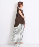 シルケット天竺　フレンチワイドＴシャツ