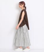 シルケット天竺　フレンチワイドＴシャツ