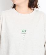度詰天竺　8分袖ロゴT(SAVE THE DATE)