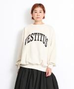 キレイめミニ裏毛 ロゴプルオーバー(VESTITUS)