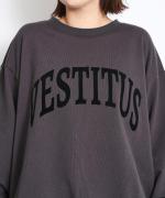 キレイめミニ裏毛 ロゴプルオーバー(VESTITUS)