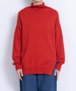 dailyコットン　ハイネックプルオーバー