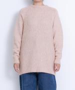 ウール×モヘヤ　ロングプルオーバー