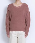 ウールブレンドヤーン　2wayプルオーバー