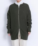 バルキーウール　２ｗａｙジップカーデ