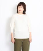 dailyコットン 6分袖petitクルー