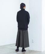 ウールブレンド レイヤード風プルオーバー