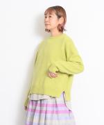 カラーウール　クルーネック