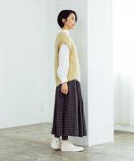 Fluffy knit ベスト
