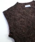 Fluffy knit ベスト