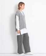 Fluffy knit ベスト