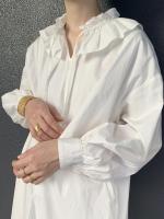 RUFFLE　COLLAR　DRESS