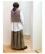GATHER STITCH HANDWOVEN TOP