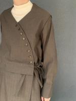 herringbone cache-coer dress